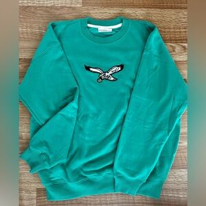Eagles Kelly green fleece sweatshirt